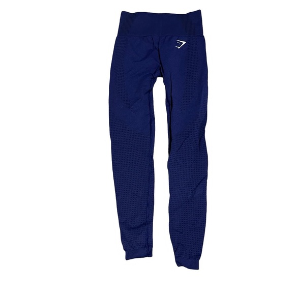 Gymshark Blue Performance Leggings with High Waist - Picture 6 of 8